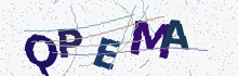 A verification image containing five letters and numbers