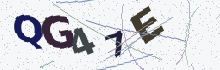 A verification image containing five letters and numbers